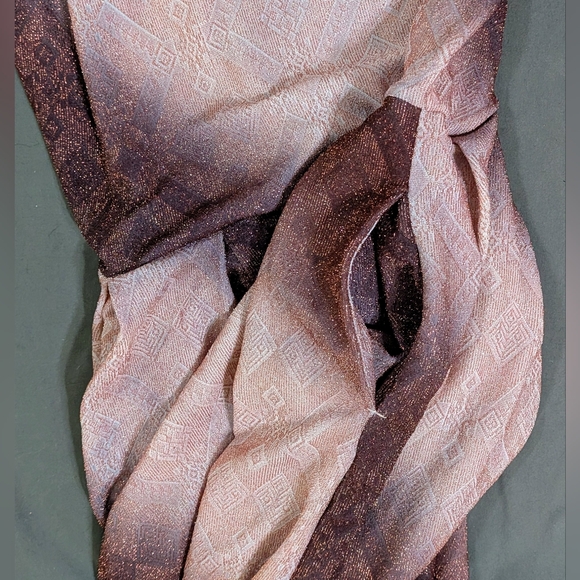 NWT LulaRoe Elegant Amelia Dress Rose Gold Diamond Pattern Pink/Plum Ombré L - Picture 5 of 11